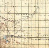 1904 Topo Map of Wahpeton North Dakota