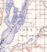 1915 Topo Map of White Rock South Dakota Minnesota