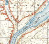 1916 Topo Map of Peever South Dakota