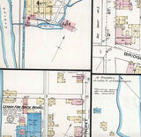 1885 Sanborn Map of Catasauqua Lehigh County Pennsylvania