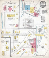 1896 Sanborn Map of Catawissa Columbia County Pennsylvania