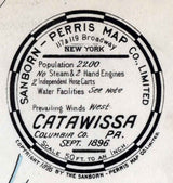 1896 Sanborn Map of Catawissa Columbia County Pennsylvania