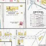 1896 Sanborn Map of Catawissa Columbia County Pennsylvania