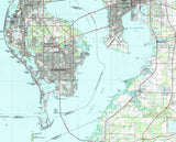 1981 Topo Map of St Petersburg Florida