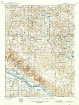 1896 Topo Map of Browns Creek Nebraska Gilchrist
