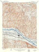 1899 Topo Map of North Platte Nebraska Platte River
