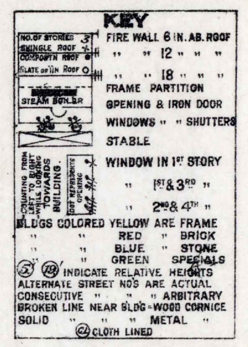 1884 Town Map of Elizabethtown Lancaster County Pennsylvania