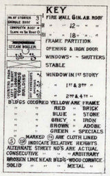 1887 Town Map of Curwensville Clearfield County Pennsylvania