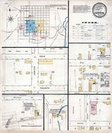 1887 Town Map of Ebensburg Cambria County Pennsylvania