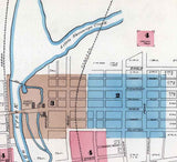1888 Town Map of Greenville Mercer County Pennsylvania