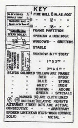 1891 Town Map of Danville Montour County Pennsylvania