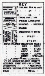 1891 Town Map of Derry Westmoreland County Pennsylvania