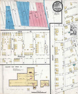 1891 Town Map of Duquesne Allegheny County Pennsylvania