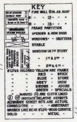 1891 Town Map of Greensburg Westmoreland County Pennsylvania