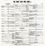 1891 Town Map of Greensburg Westmoreland County Pennsylvania