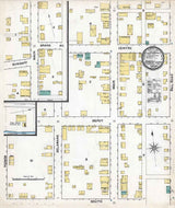 1892 Town Map of Forest City Susquehanna County Pennsylvania