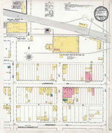 1894 Town Map of Ellwood City Lawrence County Pennsylvania