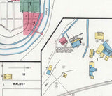 1894 Town Map of Freemansburg Northampton County Pennsylvania