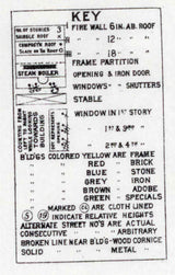 1895 Town Map of Freeland Luzerne County Pennsylvania