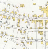 1895 Town Map of Gallitzin Cambria County Pennsylvania