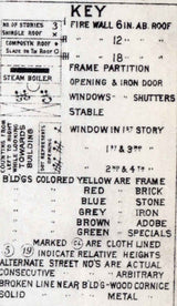 1897 Town Map of Glen Lyon Luzerne County Pennsylvania