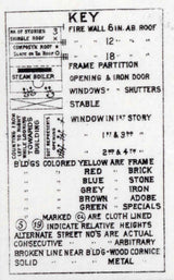 1897 Town Map of Hawley Wayne County Pennsylvania