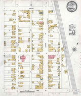 1898 Town Map of Frackville Schuylkill County Pennsylvania
