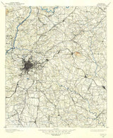 1888 Topo Map of Atlanta Georgia