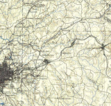 1888 Topo Map of Atlanta Georgia
