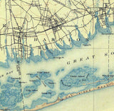 1903 Topo Map of Babylon New York