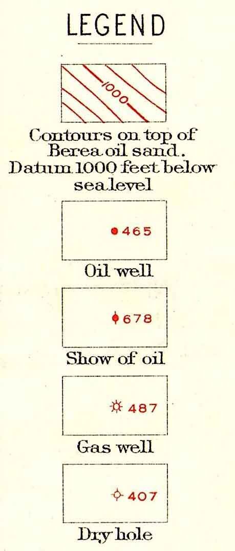 1907 Oil & Gas Well Map of Steubenville Pennsylvania Ohio West Virginia Quad