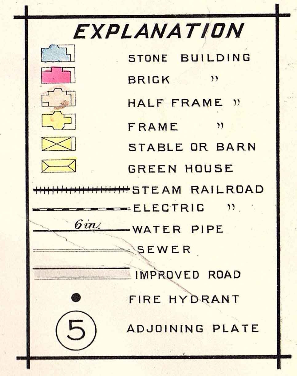 1914 Map of Atlantic City New Jersey