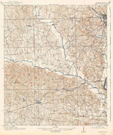 1914 Topo Map of Seale Alabama