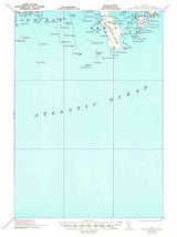 1921 Topo Map of Great Wass Island Maine