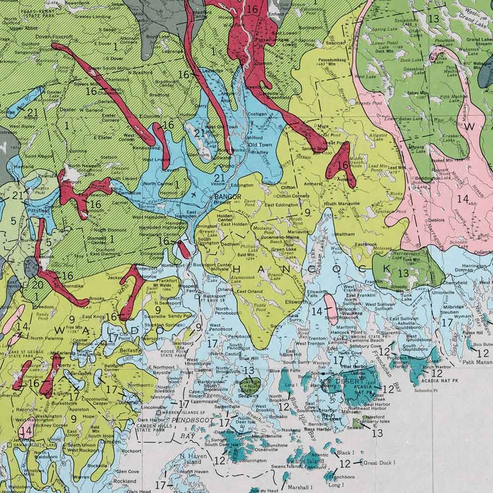 1978 Soil Map of Maine