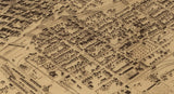 1881 Panoramic Map of Denver Colorado