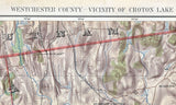 1891 Map of Westchester County and Croton Lake