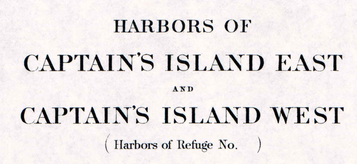 1976 Nautical Map of Captains Island East and West Connecticut