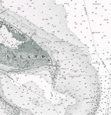 1851 Nautical Map of Mobile Bay Alabama