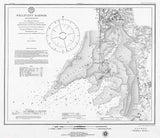 1976 Nautical Map of Wellfleet Harbor Massachusetts