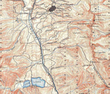 1889 Topo Map of Leadville Colorado