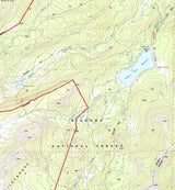 1993 Topo Map of Willow Park Reservoir Wyoming WY Bighorn Forest