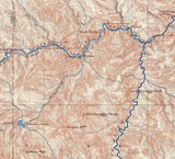 1893 Topo Map of Platte Canyon Colorado