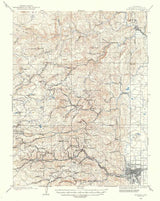 1902 Topo Map of Boulder Colorado