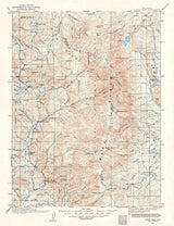 1911 Topo Map of Hahns Peak Colorado