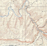 1915 Topo Map of Monument Butte Colorado