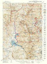 1915 Topo Map of Rocky Mountain National Park Colorado