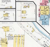 1895 Town Map of Hummelstown Dauphin County Pennsylvania