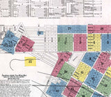 1900 Town Map of Hazleton Luzerne County Pennsylvania