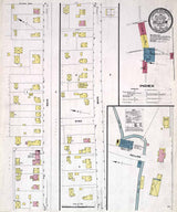 1908 Town Map of Hellam York County Pennsylvania